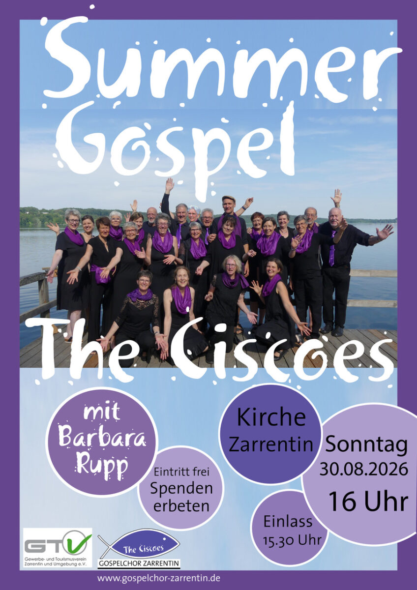 Der Gospelchor "The Ciscoes" aus Zarrentin